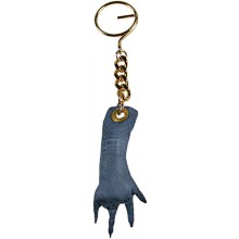Genuine alligator key chain CL Blue