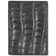 Genuine alligator leather card holder CM01 Black