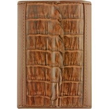 Genuine alligator leather key case CM042 Brown