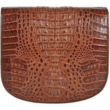 Genuine alligator leather bag CM7107 Brown