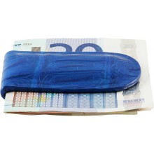 Genuine crocodile leather money clip CMCLIP01 Blue