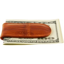 Genuine crocodile leather money clip CMCLIP01 Safari