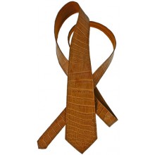 Genuine crocodile leather neck tie CNT001 Safari