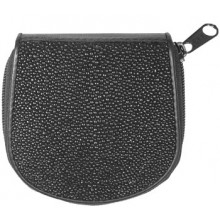 Genuine stingray leather coin wallet CP04 Black