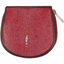 Genuine stingray leather coin wallet CP04A-SA Violet