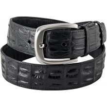 Genuine crocodile leather belt CRBD1-5-01 Black