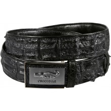 Genuine crocodile leather belt CRBD1-5 Black