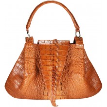 Genuine crocodile leather bag CRBT1802 Tan