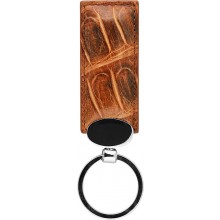 Genuine crocodile leather key chain CRKH61 Safari