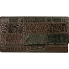 Genuine crocodile leather wallet CRLW02 Maroon