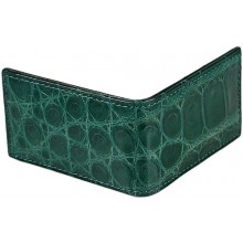 Genuine crocodile leather mirror case CRMIR001 Green
