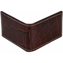 Genuine crocodile leather mirror case CRMIR001 Maroon