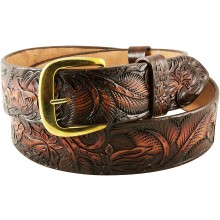 Genuine cow leather belt CVBELT004 Dark Brown