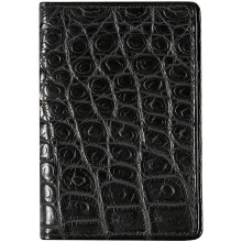 Genuine crocodile leather card holder CW0201 Black