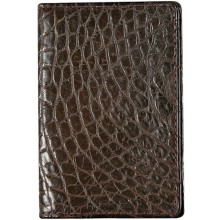 Genuine crocodile leather card holder CW0201 Maroon