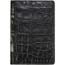 Genuine crocodile leather card holder CW0202 Black