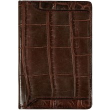 Genuine crocodile leather card holder CW0202 Maroon