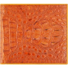 Genuine alligator leather wallet CW101-03 Tan