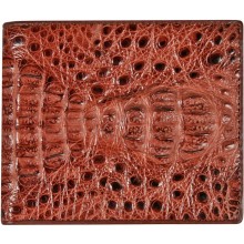 Genuine alligator leather wallet CW101-03 Brown