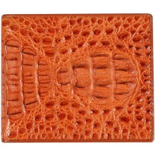 Genuine alligator leather wallet CW101 Tan