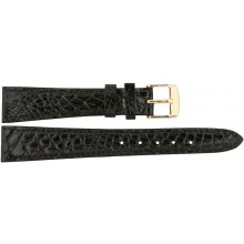 Genuine crocodile leather watch band CWB003 Black
