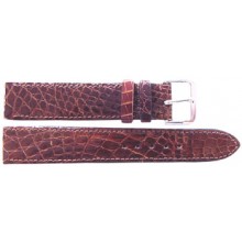 Genuine crocodile leather watch band CWB003 Brown