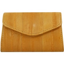 Genuine eel leather coin purse EEL-PC10 Beige