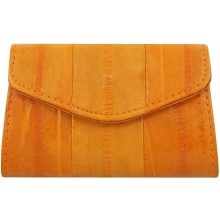 Genuine eel leather coin purse EEL-PC10 Tan
