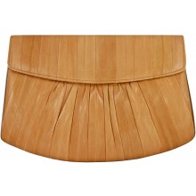 Genuine eel leather clutch bag EEL-RR01 Beige