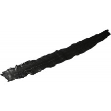 Genuine eel skin EEL-SINGLESKIN Black