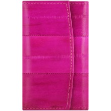 Genuine eel leather key holder EEL-W003 Hot Pink