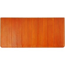 Genuine eel leather wallet EEL-W010 Tan