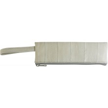Genuine eel leather jewelry pouch EELJP001S Smoke