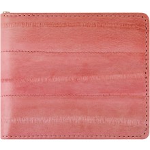 Genuine eel leather money clip EELMC01 Pink