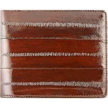Genuine eel leather wallet EELMS107 Brown
