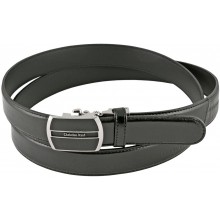 Genuine eel leather belt EELMS311 Black