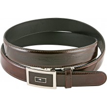 Genuine eel leather belt EELMS311 Brown
