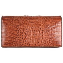 Genuine alligator leather bag FCM08 Brown