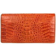 Genuine alligator leather bag FCM08 Tan