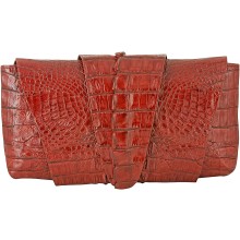 Genuine alligator leather bag FCM159 Burgundy