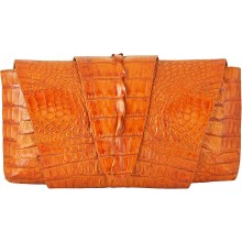 Genuine alligator leather bag FCM159 Tan