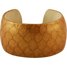 Genuine fish leather bracelet FISHBRAS36 Bronze