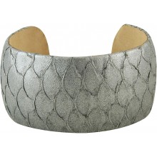 Genuine fish leather bracelet FISHBRAS36 Grey