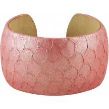 Genuine fish leather bracelet FISHBRAS36 Pink