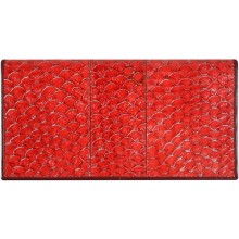 Genuine fish leather wallet FLW001 GL Red