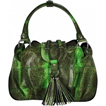 Genuine frog / toad leather bag FROGBAG01 Green