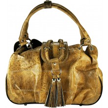 Genuine frog / toad leather bag FROGBAG01 Tan