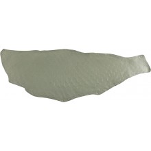 Genuine fish skin FSK03-SM-01 Silver Metallic