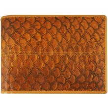 Genuine fish leather wallet FSW001 Amber