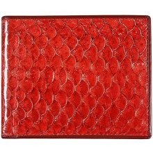 Genuine fish leather wallet FSW003 GL Red